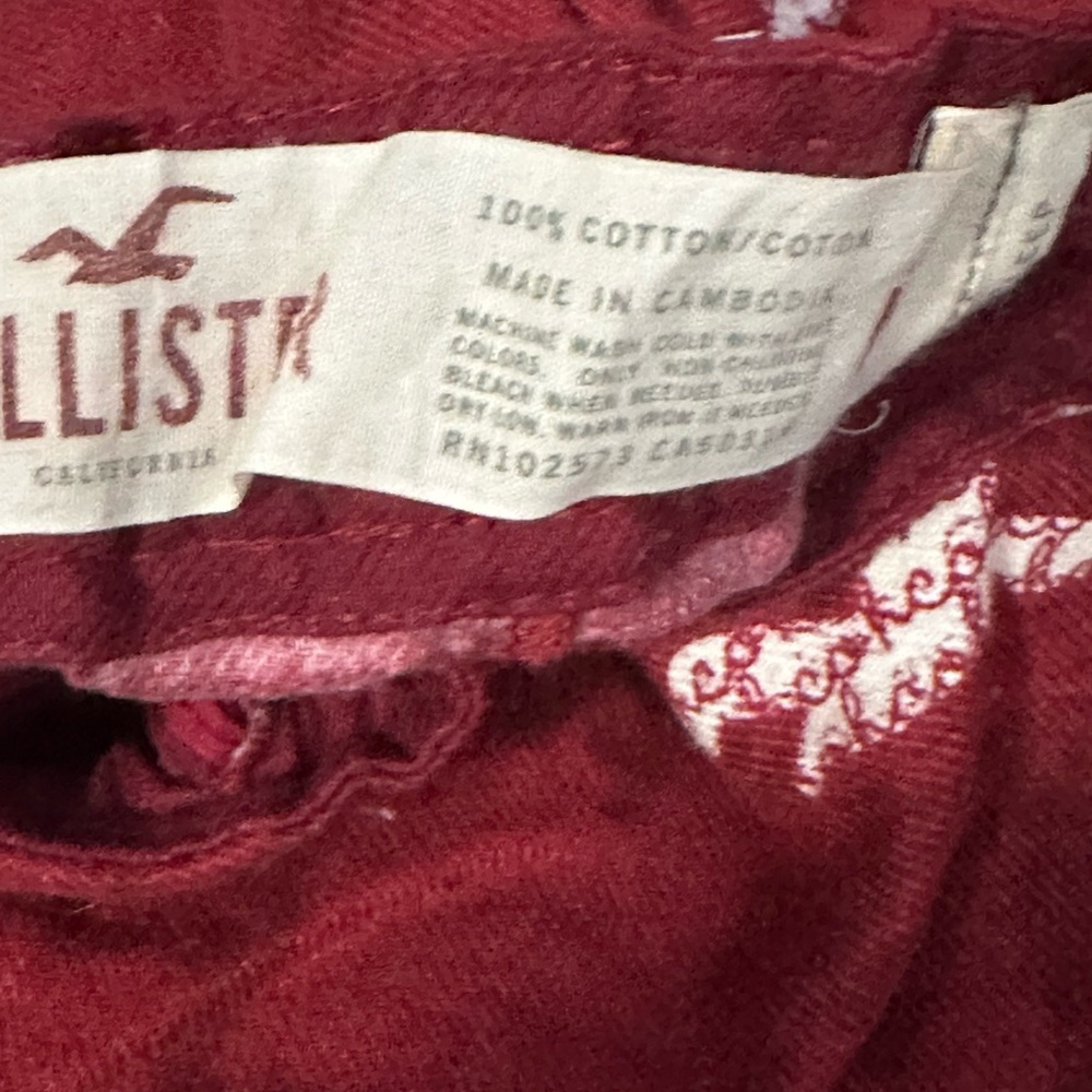 Hollister logo pajama pants sz M - Picture 4 of 4